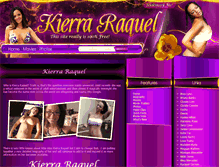 Tablet Screenshot of kierraraquel.com